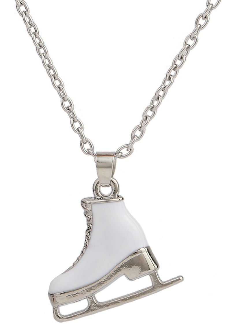 VASSAGO Ice Skates Shoes Pendant Necklace Sports Figure Skating Necklace Jewelry Skater Accessories Skate Lover Gifts for Women Teens (Ice Skate Necklace) - Image 1